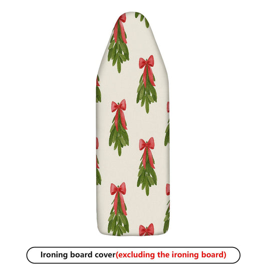1-Piece Christmas Festive Mistletoe  Ironing Board Cover, Universal Size, Without Board