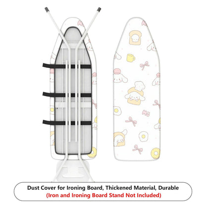 1-Piece Cute  Bread Dog Pink  Ironing Board Cover, Universal Size, Without Board