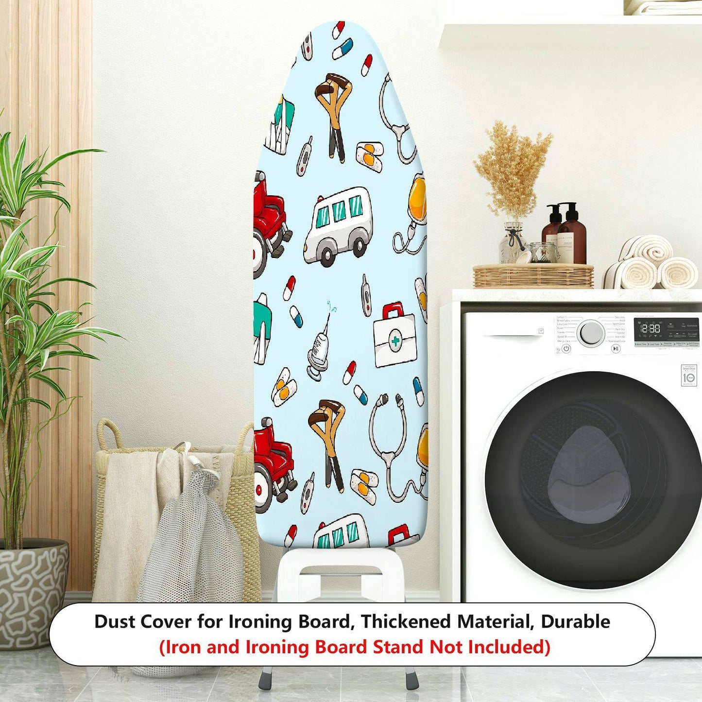 1-Piece Medical  Fun  Ironing Board Cover, Universal Size, Without Board
