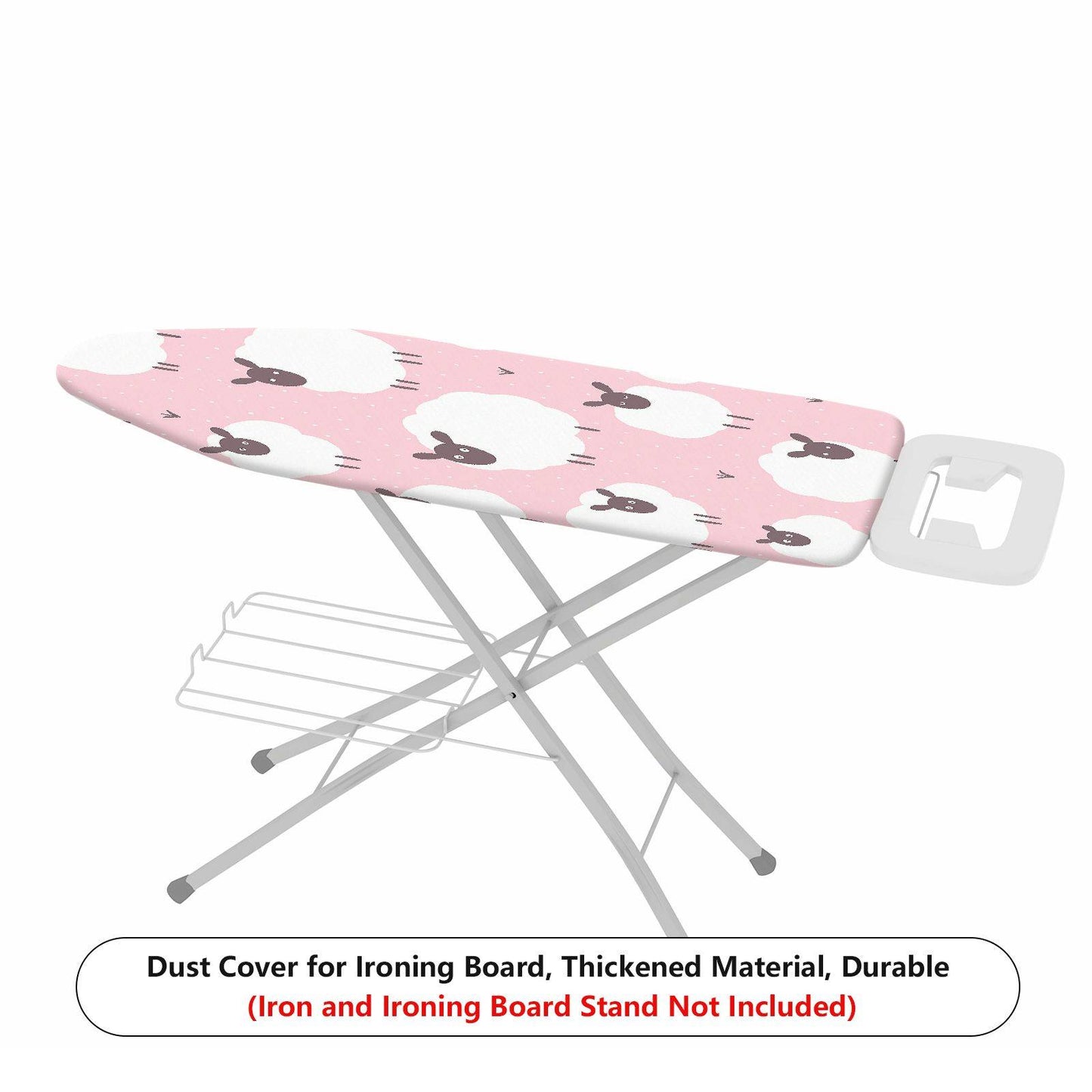 1-Piece Pink Sheep  Fun  Ironing Board Cover, Universal Size, Without Board