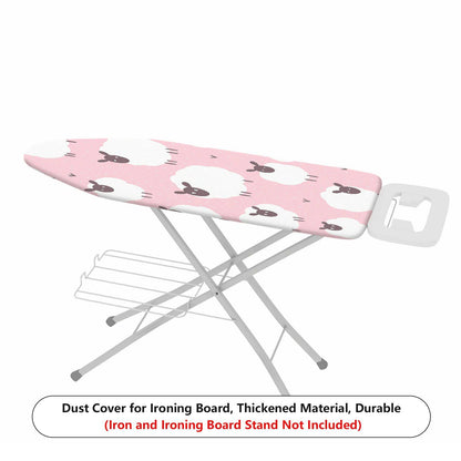 1-Piece Pink Sheep  Fun  Ironing Board Cover, Universal Size, Without Board