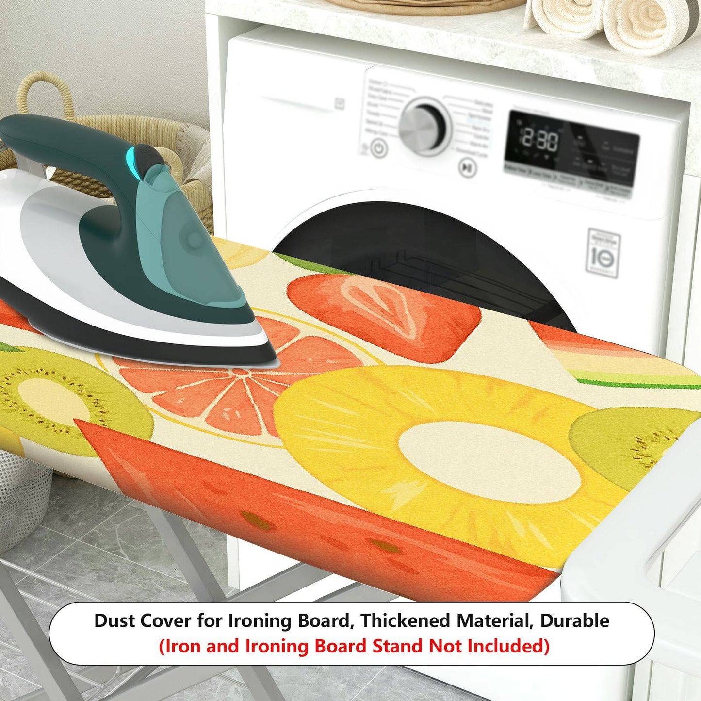 1-Piece Watermelon Fruit Tropical  Ironing Board Cover, Universal Size, Without Board