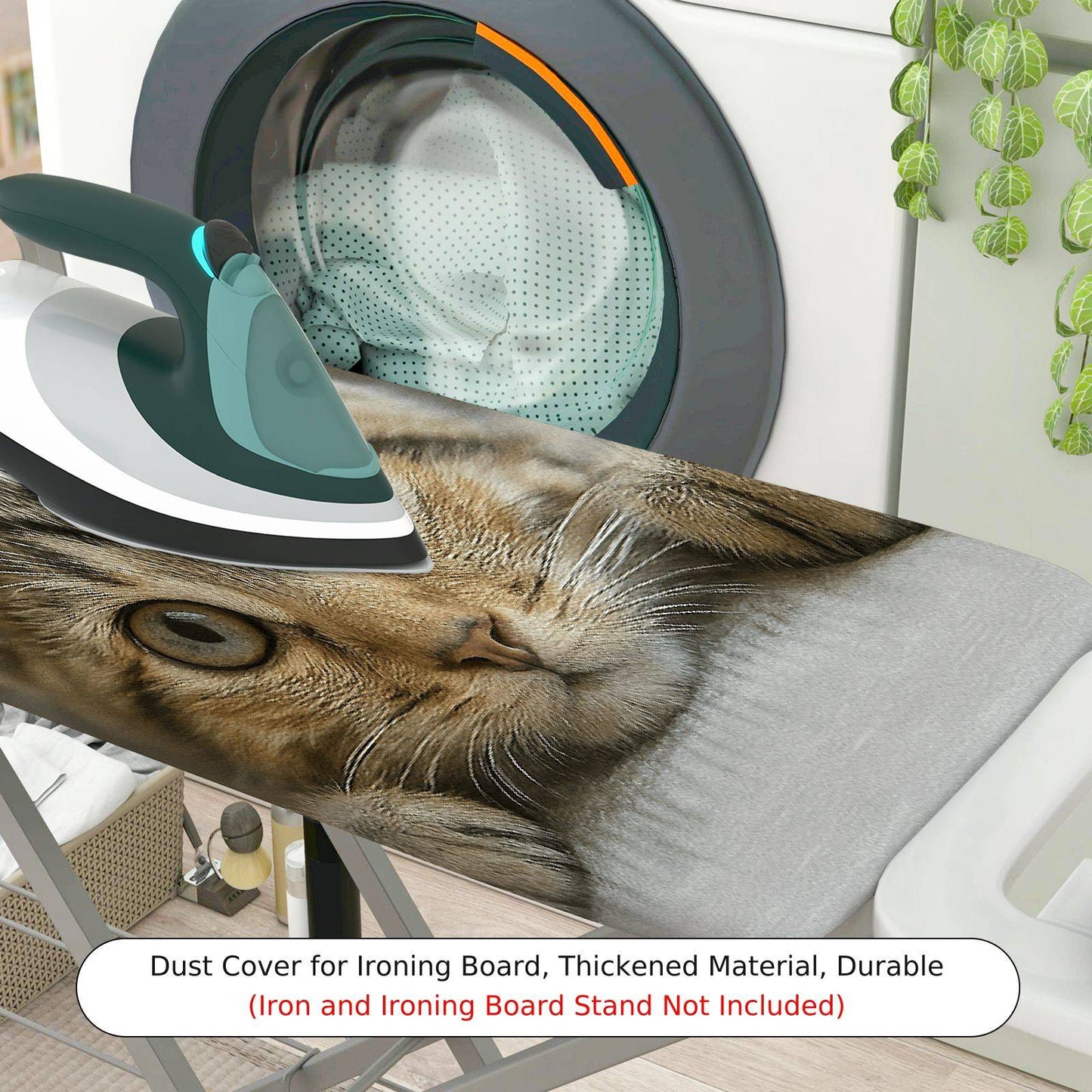 1-Piece Cat Book Cute  Ironing Board Cover, Universal Size, Without Board