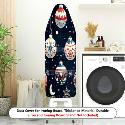 1-Piece Christmas Ornament Ball Snowflake  Ironing Board Cover, Universal Size, Without Board
