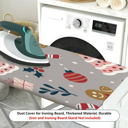 1-Piece Christmas Gingerbread Candy  Ironing Board Cover, Universal Size, Without Board