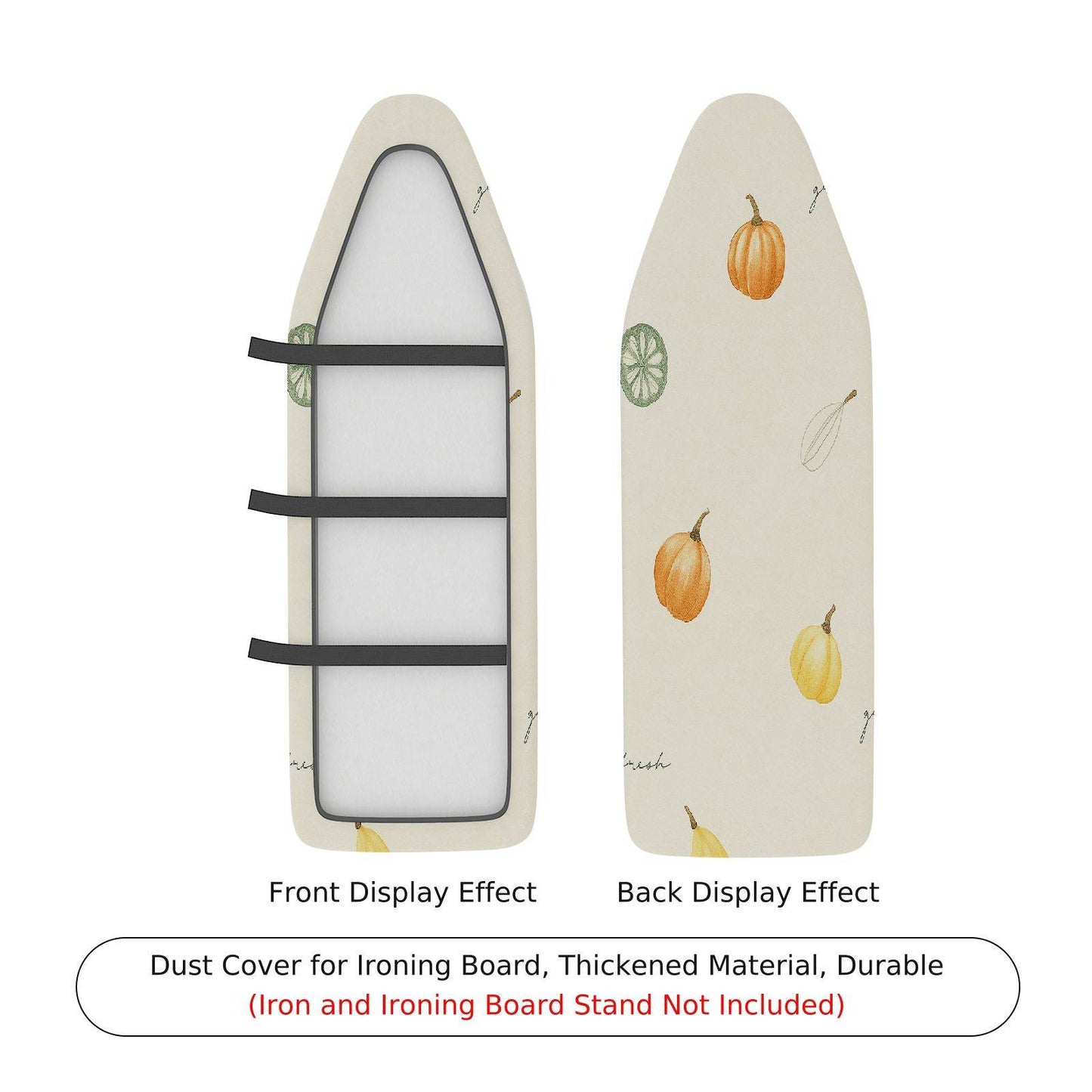 1-Piece Vegetable Pattern Nature Fruit  Ironing Board Cover, Universal Size, Without Board