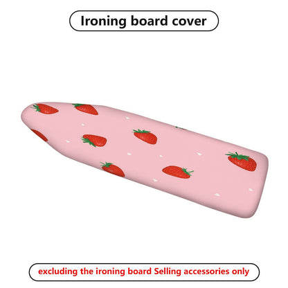 1-Piece Strawberry Pink Cute  Ironing Board Cover, Universal Size, Without Board