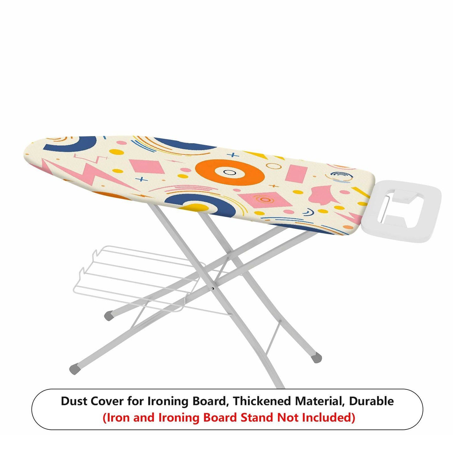 1-Piece Geometric Colorful Funky  Ironing Board Cover, Universal Size, Without Board