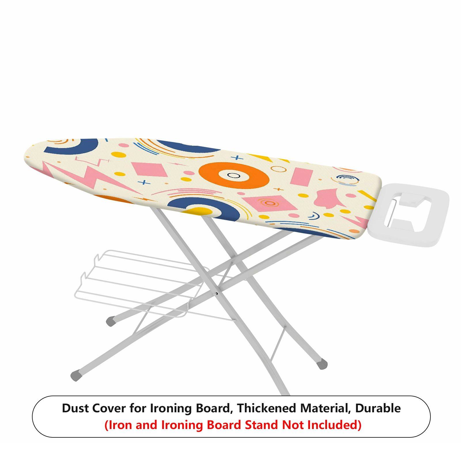 1-Piece Geometric Colorful Funky  Ironing Board Cover, Universal Size, Without Board