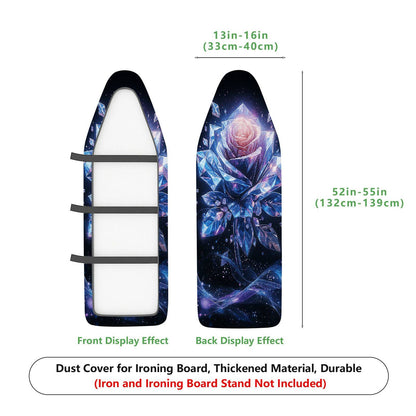 1-Piece Galaxy Crystal Rose Nebula  Ironing Board Cover, Universal Size, Without Board