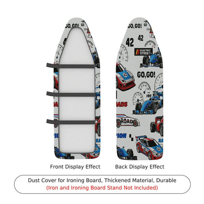 1-Piece Race Car Speedometer Fun  Ironing Board Cover, Universal Size, Without Board
