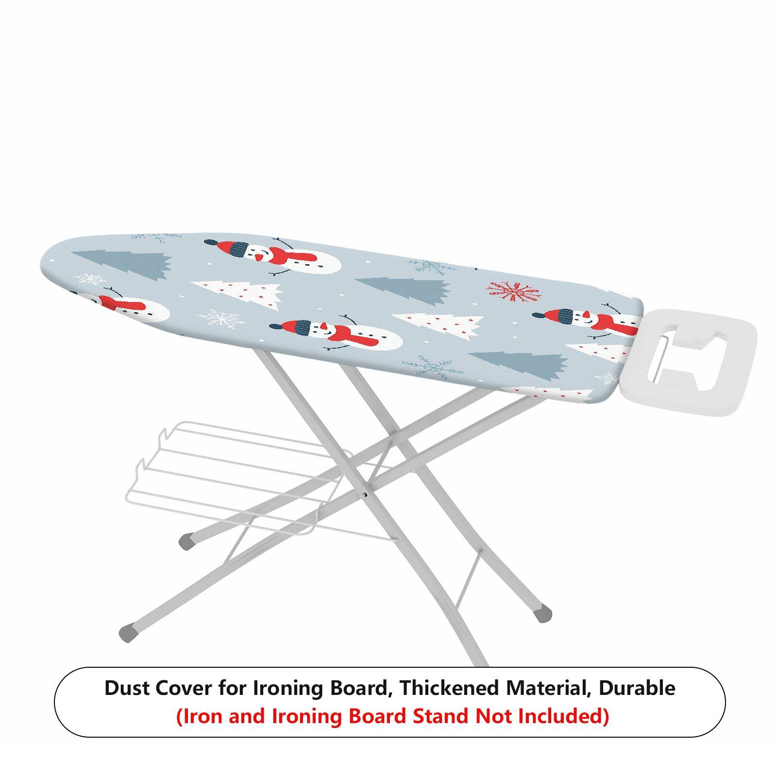 1-Piece Snowman Christmas Winter  Ironing Board Cover, Universal Size, Without Board