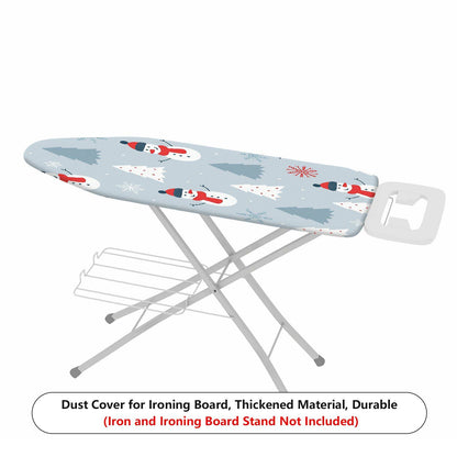 1-Piece Snowman Christmas Winter  Ironing Board Cover, Universal Size, Without Board