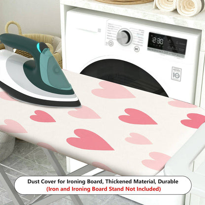 1-Piece Pink Love Heart Cute  Ironing Board Cover, Universal Size, Without Board