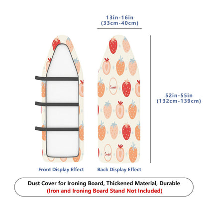 1-Piece Strawberry Pattern Fruit Sweet  Ironing Board Cover, Universal Size, Without Board