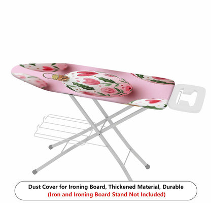 1-Piece Christmas Floral Decorative  Ironing Board Cover, Universal Size, Without Board