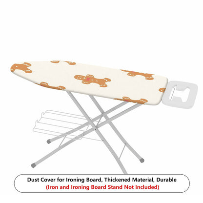 1-Piece Gingerbread Cookie Festive Holiday Christmas  Ironing Board Cover, Universal Size, Without Board