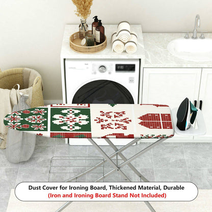 1-Piece Christmas Festive Nordic  Ironing Board Cover, Universal Size, Without Board
