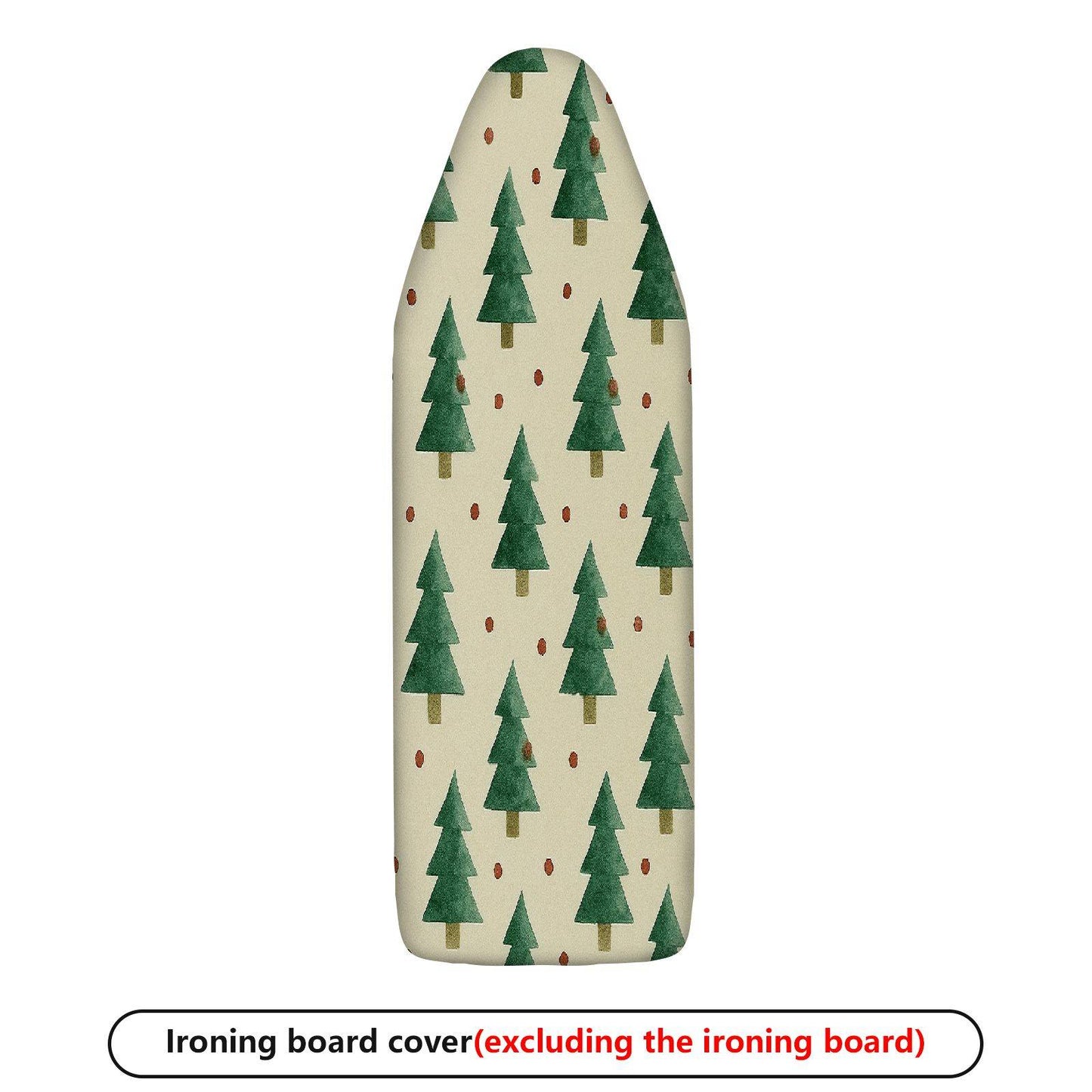 1-Piece Christmas Tree Forest Pattern Holiday  Ironing Board Cover, Universal Size, Without Board