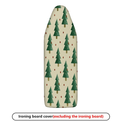 1-Piece Christmas Tree Forest Pattern Holiday  Ironing Board Cover, Universal Size, Without Board