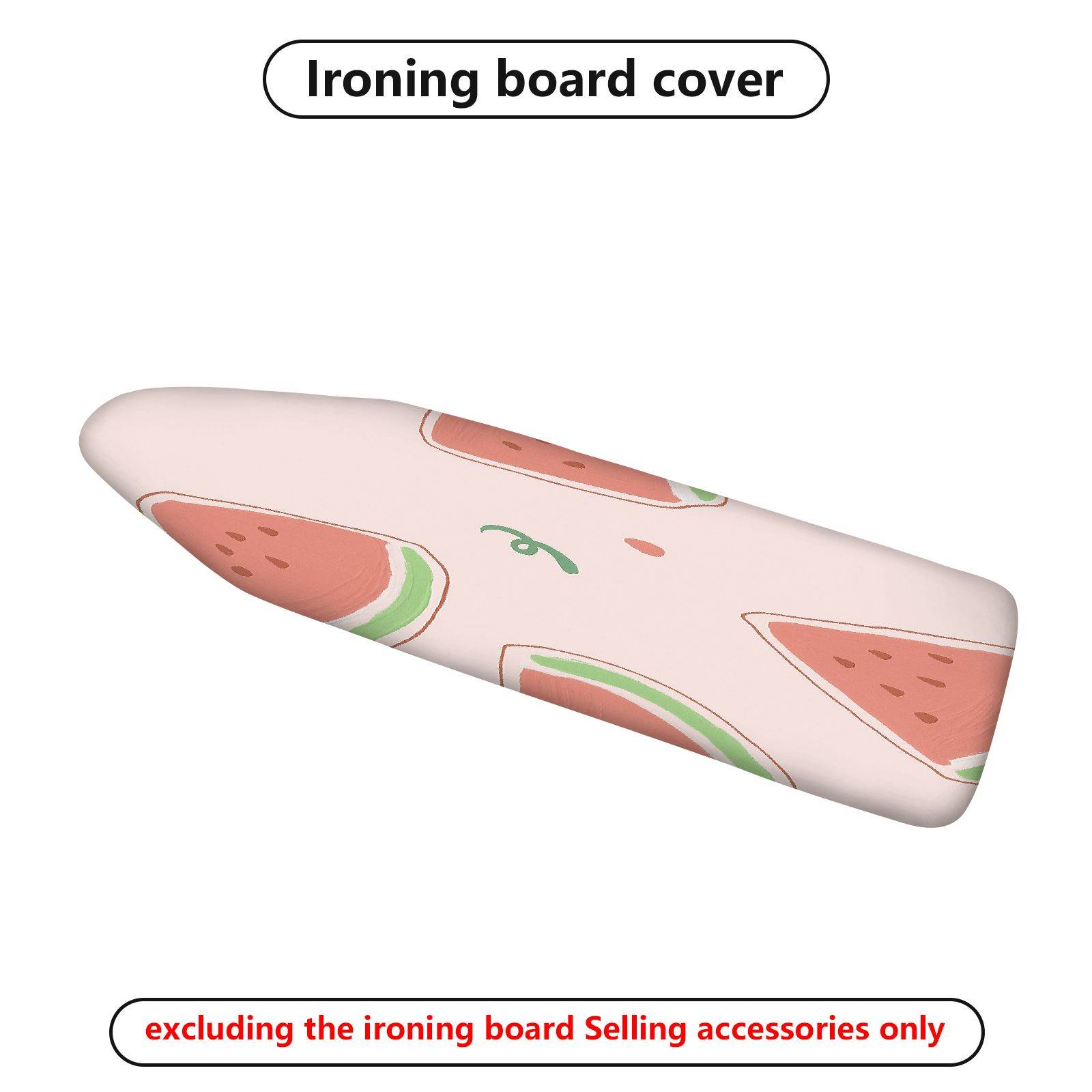 1-Piece Watermelon Fruit Summer  Ironing Board Cover, Universal Size, Without Board