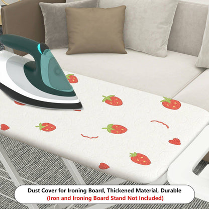 1-Piece Strawberry Heart Pattern Cute  Ironing Board Cover, Universal Size, Without Board