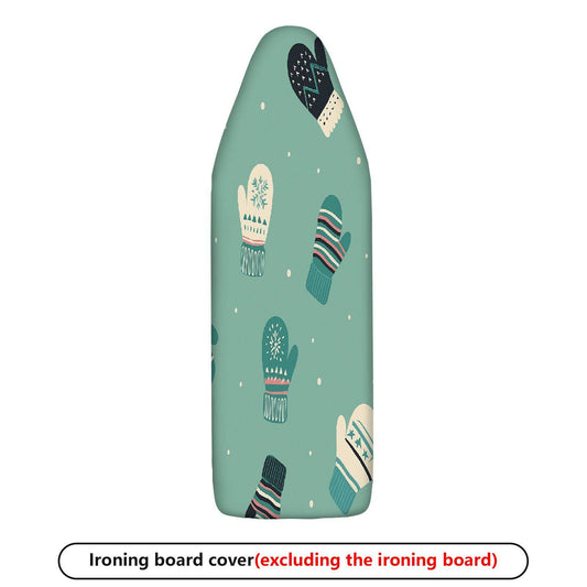 1-Piece Winter Snowflake Mitten  Ironing Board Cover, Universal Size, Without Board