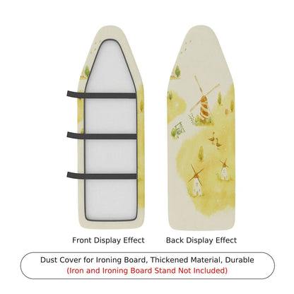 1-Piece Windmill Village Scenic  Ironing Board Cover, Universal Size, Without Board