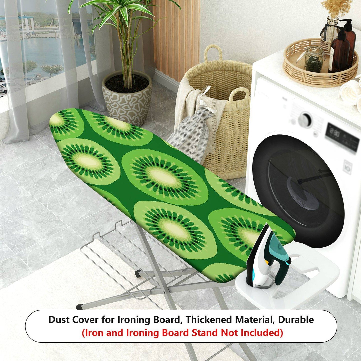 1-Piece Fruit Kiwi Fresh  Ironing Board Cover, Universal Size, Without Board