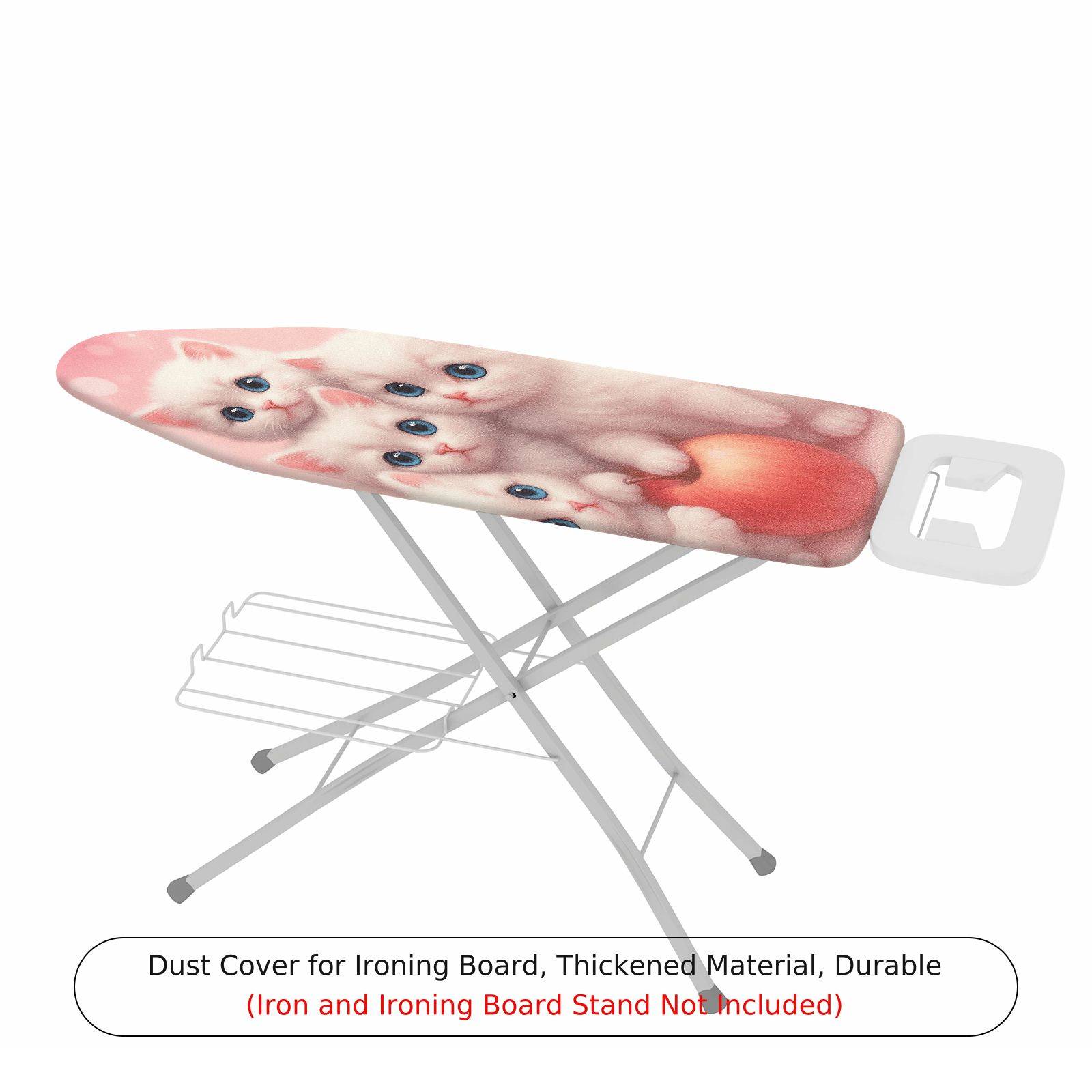 1-Piece Cat Cute Whimsical  Ironing Board Cover, Universal Size, Without Board