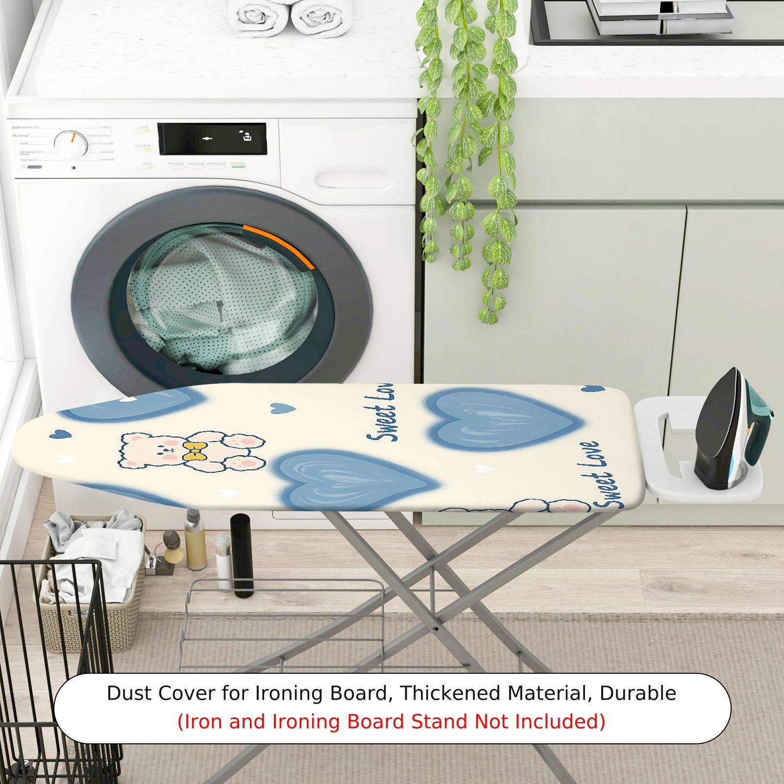 1-Piece Sweet Love Heart Cute  Ironing Board Cover, Universal Size, Without Board
