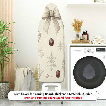 1-Piece Christmas Gift Snowflake Bow  Ironing Board Cover, Universal Size, Without Board
