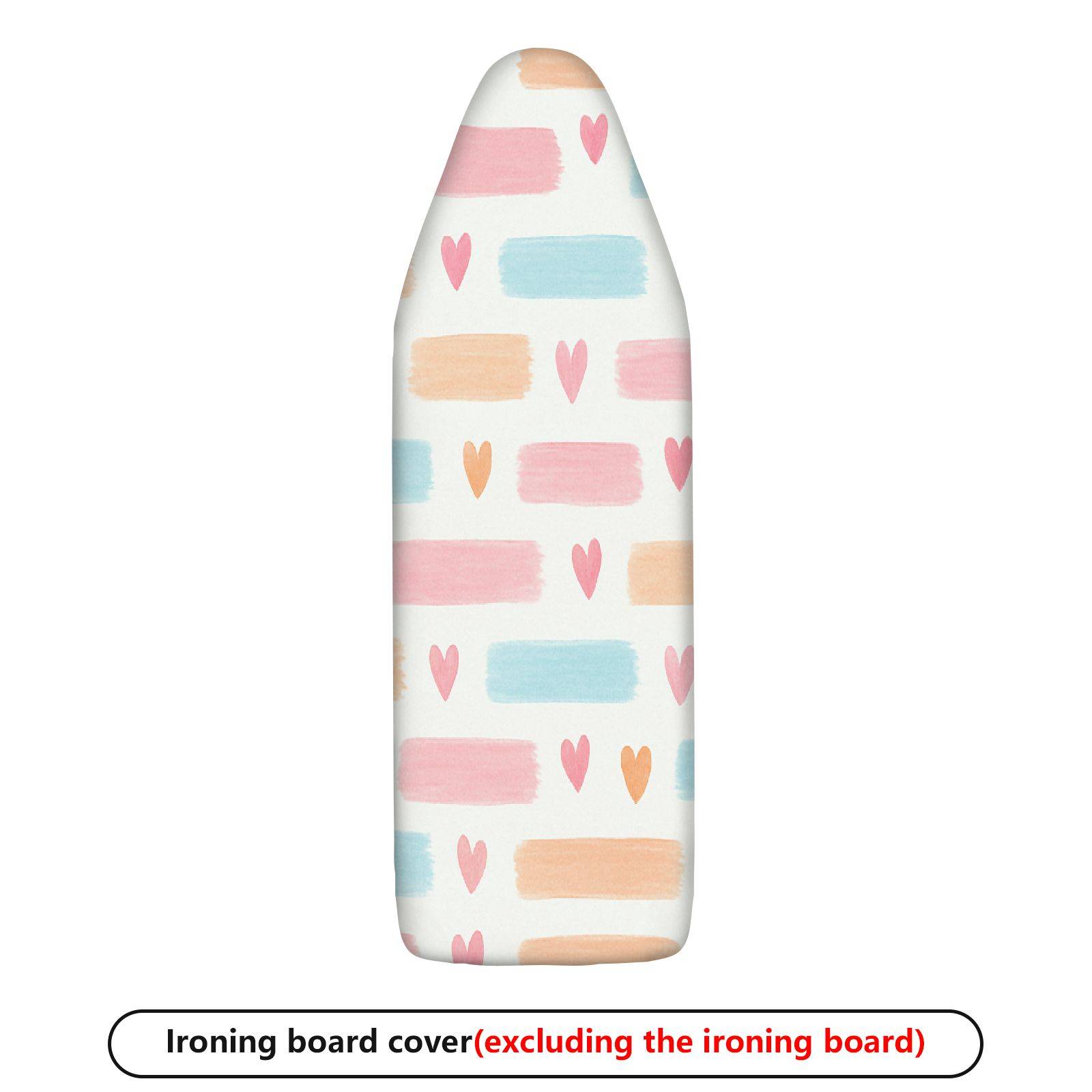 1-Piece Colorful Heart Pattern Cute Design  Ironing Board Cover, Universal Size, Without Board
