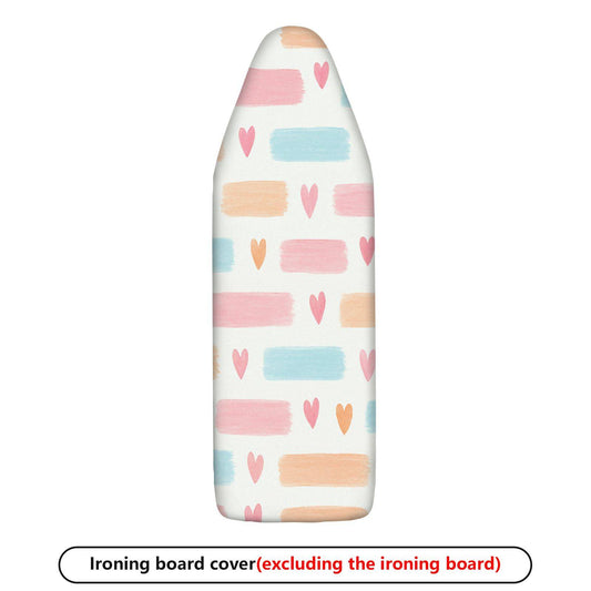 1-Piece Colorful Heart Pattern Cute Design  Ironing Board Cover, Universal Size, Without Board