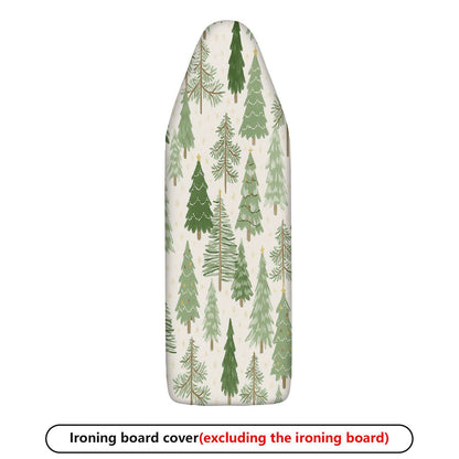 1-Piece Christmas Tree Forest Holiday  Ironing Board Cover, Universal Size, Without Board