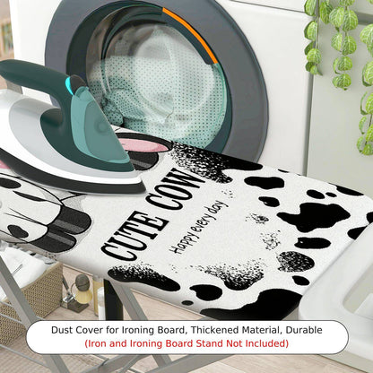 1-Piece Cute Cow Fun  Animal  Ironing Board Cover, Universal Size, Without Board