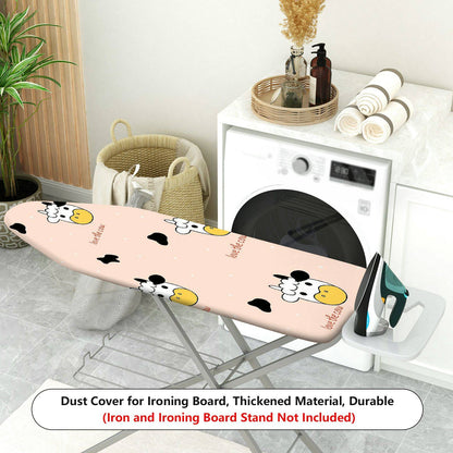 1-Piece Cow Print Cute Pink  Ironing Board Cover, Universal Size, Without Board