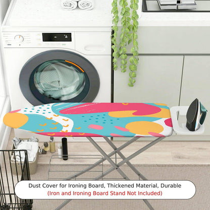 1-Piece Abstract Colorful Art Splash  Ironing Board Cover, Universal Size, Without Board