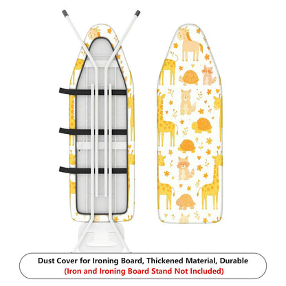 1-Piece Cute Animal Pattern Floral  Ironing Board Cover, Universal Size, Without Board
