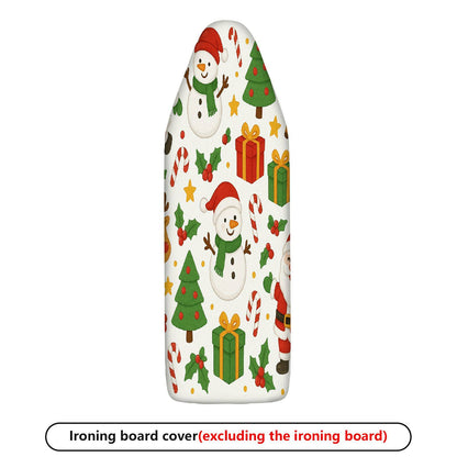 1-Piece Snowman Christmas Tree Santa  Ironing Board Cover, Universal Size, Without Board