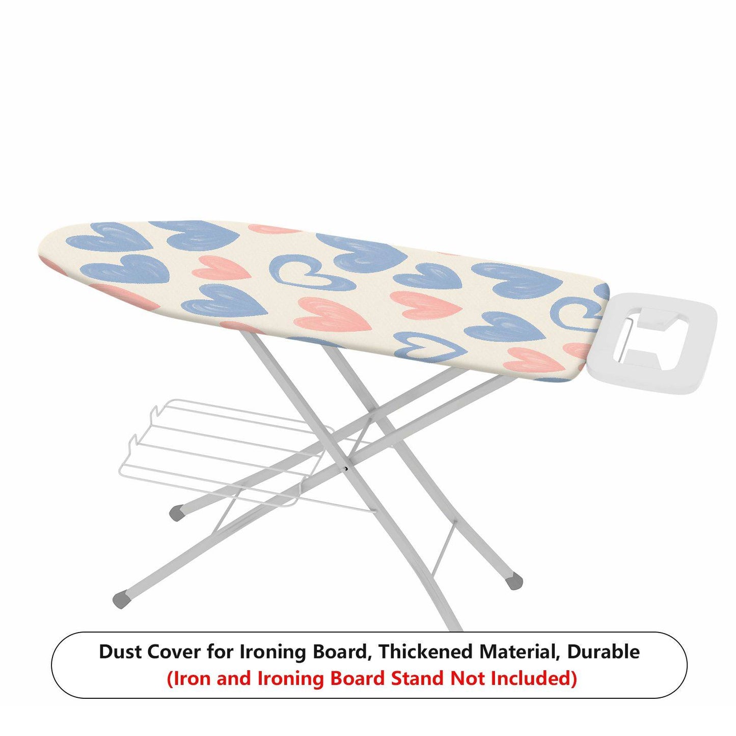 1-Piece Heart Pattern Pastel Design Cute  Ironing Board Cover, Universal Size, Without Board