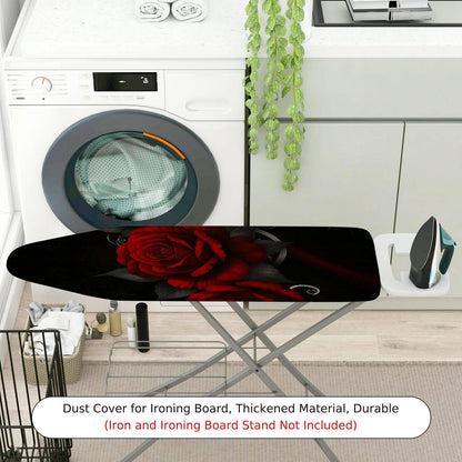 1-Piece Rose Floral Elegant  Ironing Board Cover, Universal Size, Without Board
