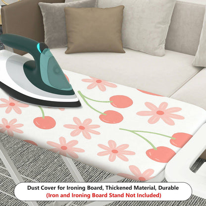 1-Piece Cherry Fruit Floral  Ironing Board Cover, Universal Size, Without Board