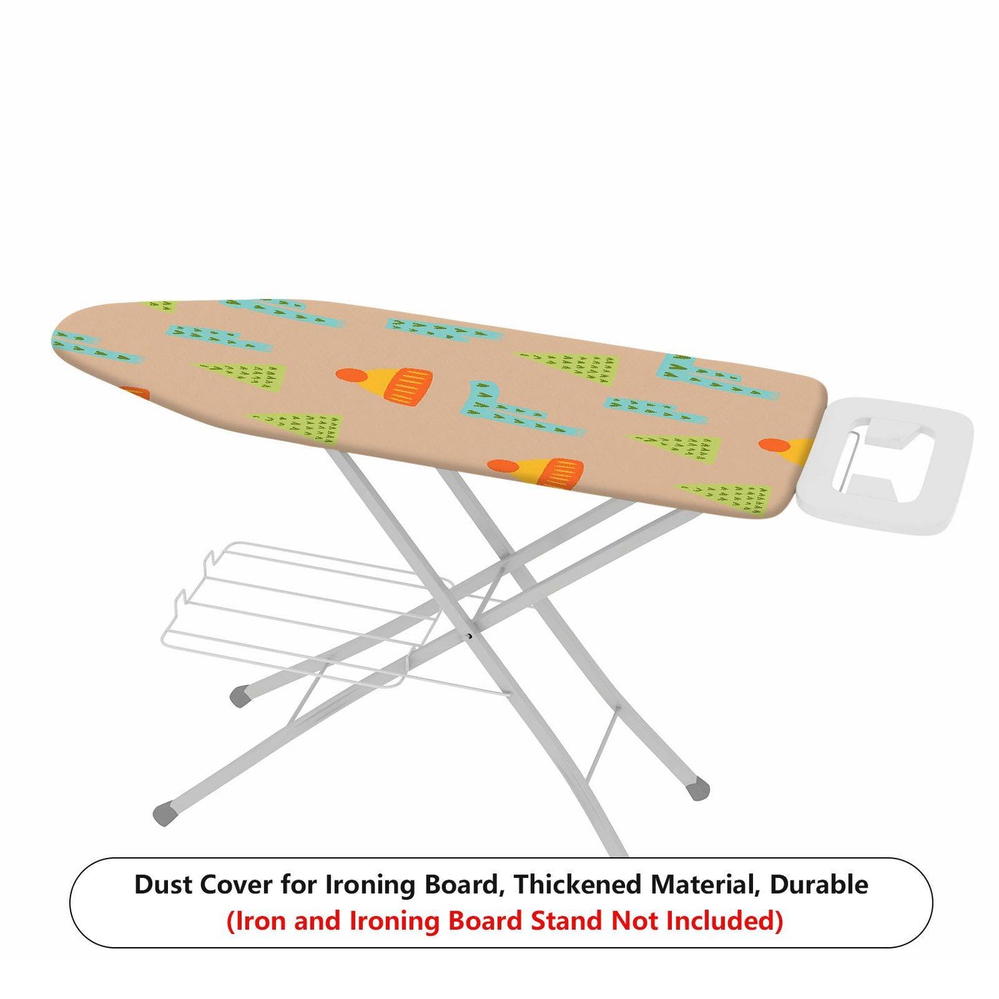 1-Piece Winter Hat Tree Pattern Colorful  Ironing Board Cover, Universal Size, Without Board
