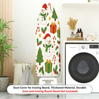 1-Piece Snowman Christmas Tree Santa  Ironing Board Cover, Universal Size, Without Board