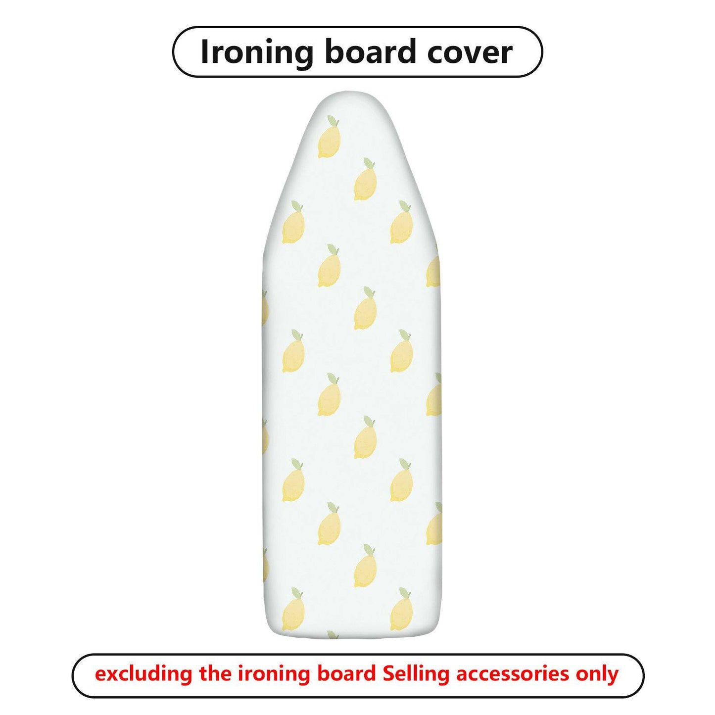 1-Piece Fruit Lemon Pattern Decorative  Ironing Board Cover, Universal Size, Without Board