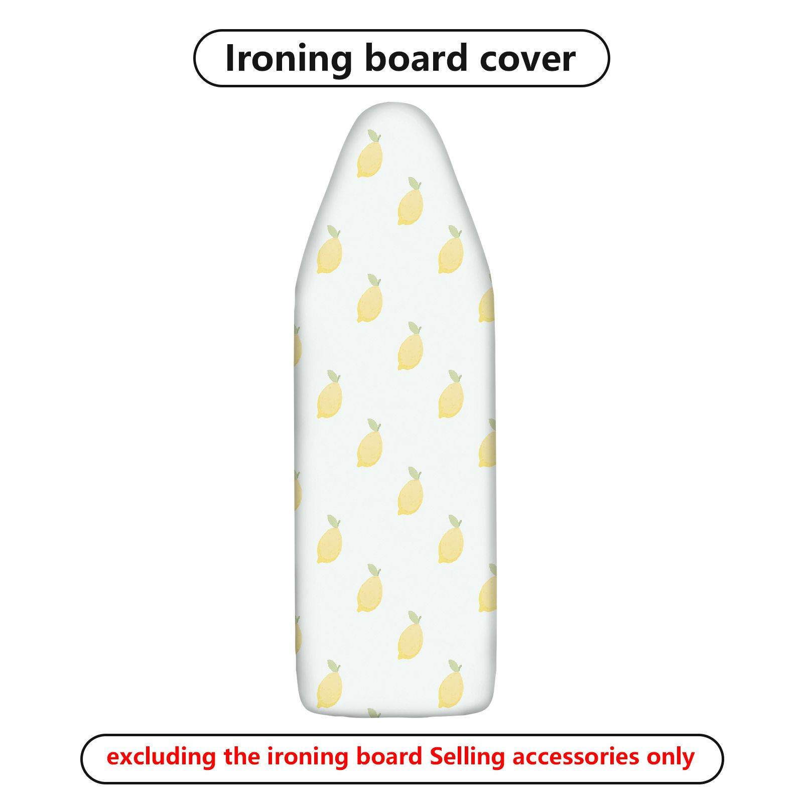 1-Piece Fruit Lemon Pattern Decorative  Ironing Board Cover, Universal Size, Without Board