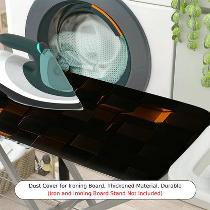 1-Piece Abstract Geometric Modern  Ironing Board Cover, Universal Size, Without Board