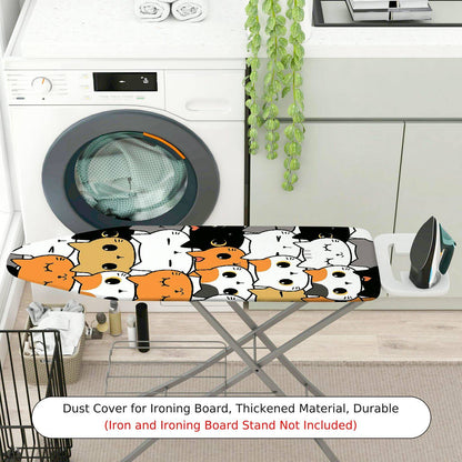 1-Piece Cute Cat Pattern  Animal  Ironing Board Cover, Universal Size, Without Board