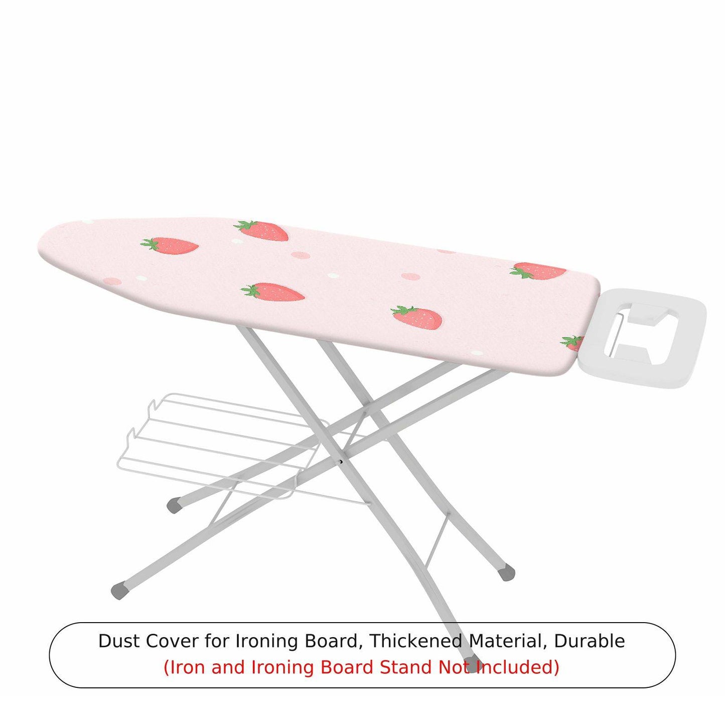 1-Piece Strawberry Pink Cute  Ironing Board Cover, Universal Size, Without Board
